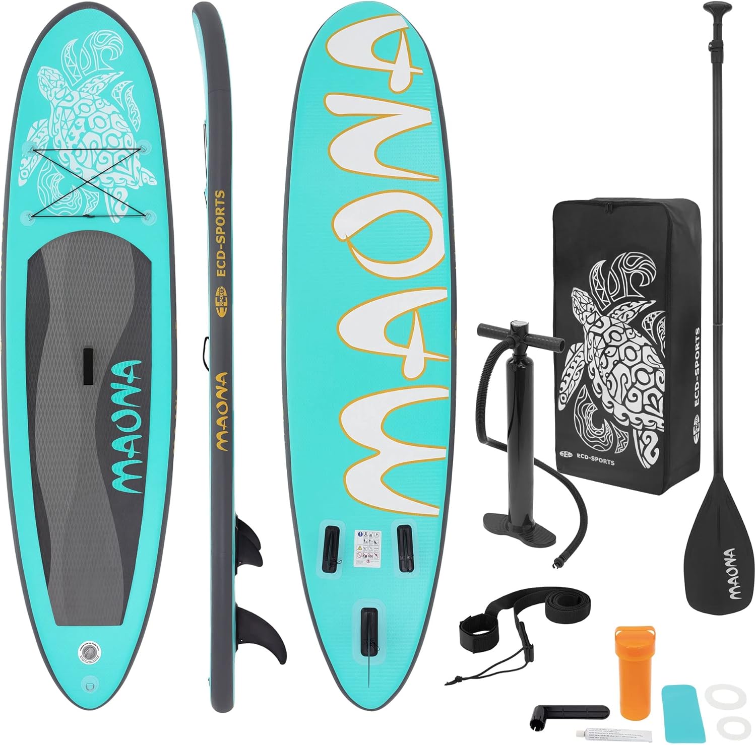 ECD Germany - Stand Up Paddle Gonflable - 305/308/320/380 cm - PVC 120/150 kg 10/15 cm