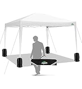 Cobizi Tonnelle pliante 3 x 3 m, étanche, stable, protection solaire instantanée, jardin pop-up...
