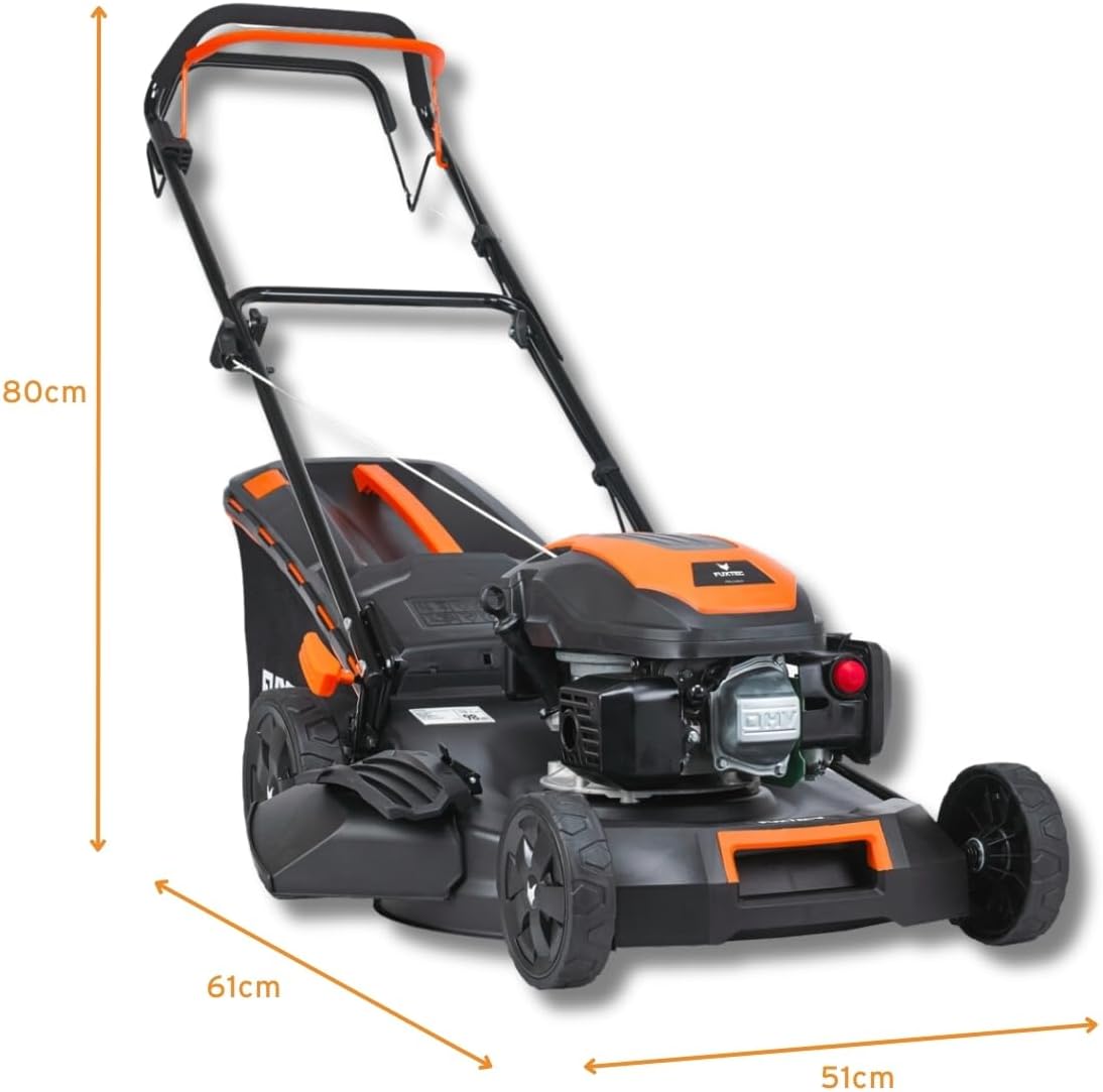 FUXTEC - tondeuse autotractée 51 cm, essence 170 cm³, bac 60 L, FX-RM5170