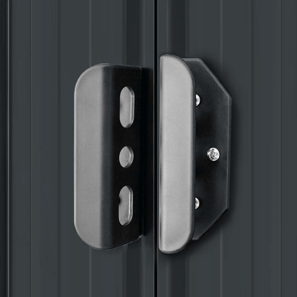 vidaXL - Abri de jardin métal 257x298x178cm anthracite, cabane à outils