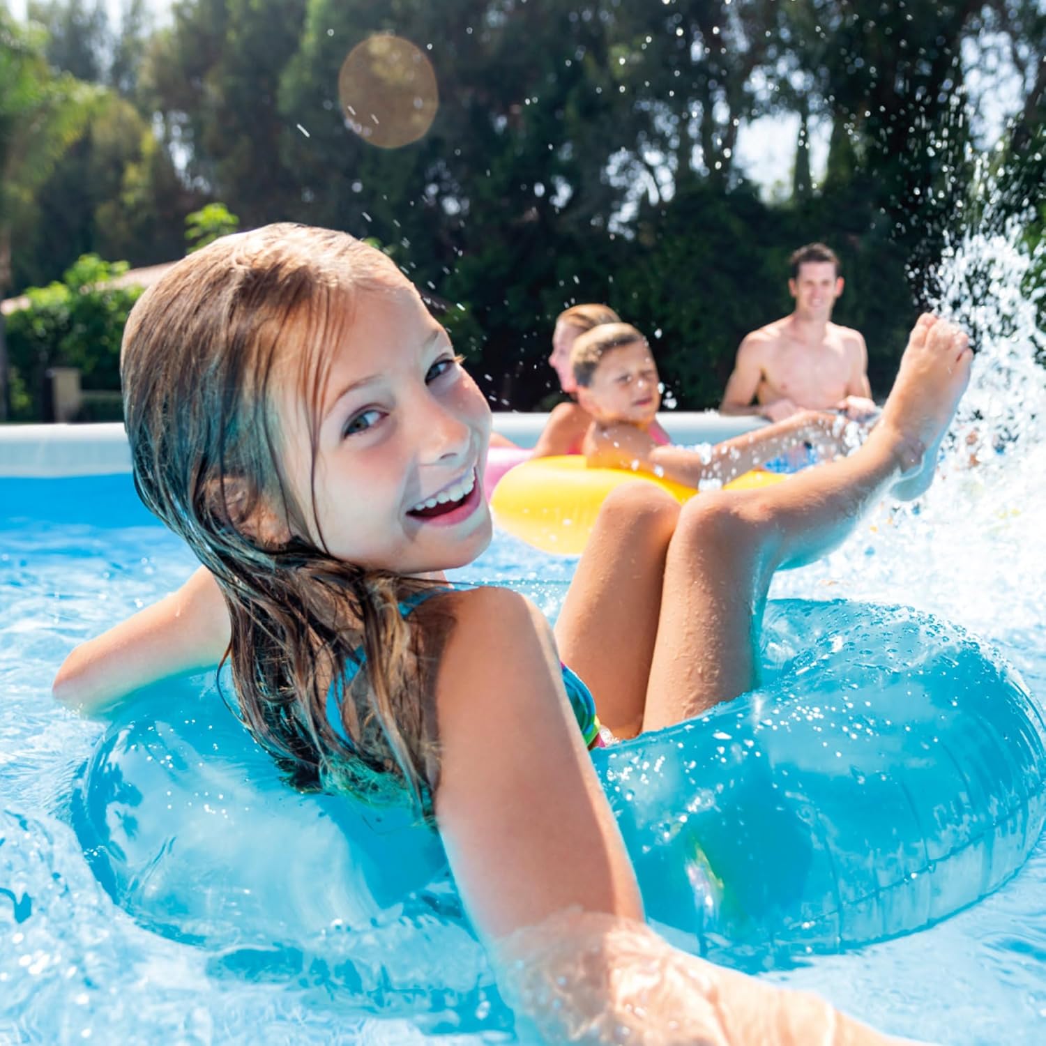 Intex kit Piscine Prism Frame rectangulaire Angulaire Tubulaire (l) 4,88 x (l) 2,44 x (h) 1,07m
