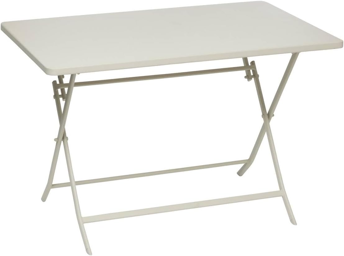 Hespéride - Greensboro pliante rectangle 4 places - acier renforcé - 110x70 cm