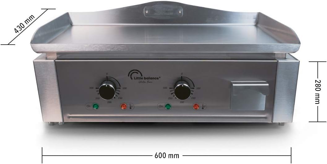 LITTLE BALANCE - Aquitaine Pro série - inox - 2 zones, 3500W - 8476