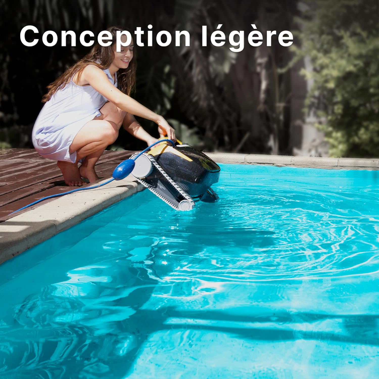 Dolphin - E25 série - piscine 10m maxi - fond/parois, scan intelligent E25