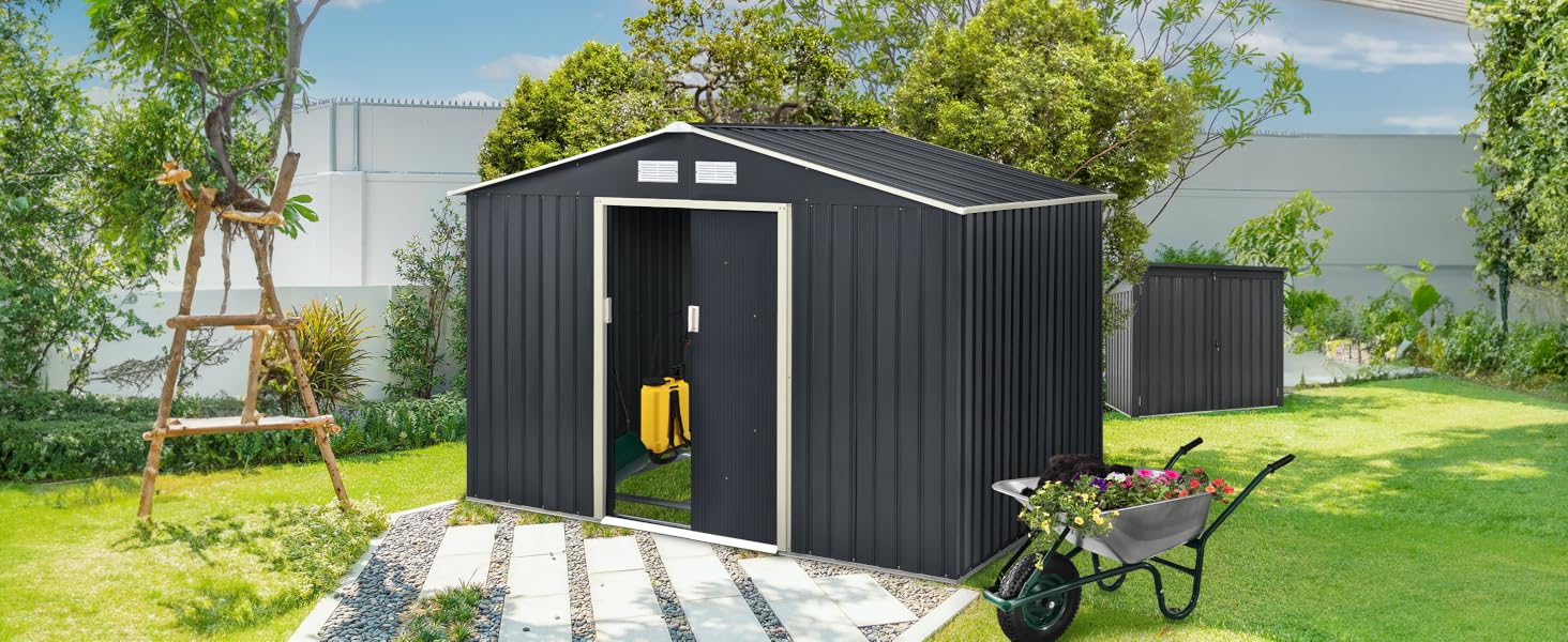 le cabanon est un excellent ajout à n'importe quel jardin.