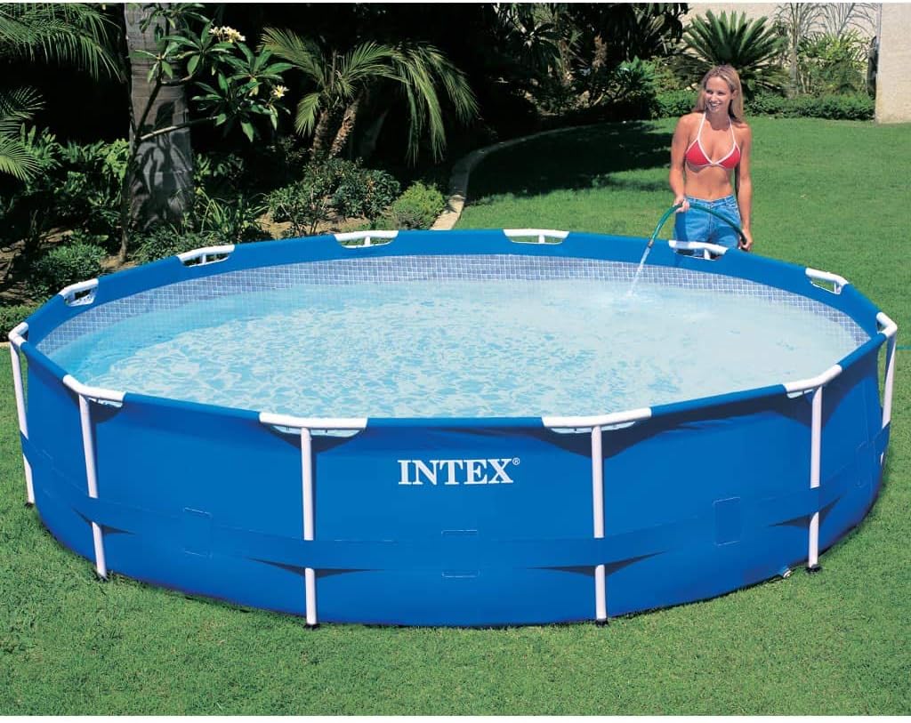 Intex - piscine métal série Metal Frame - 305x76 cm, pompe incluse 28202GN