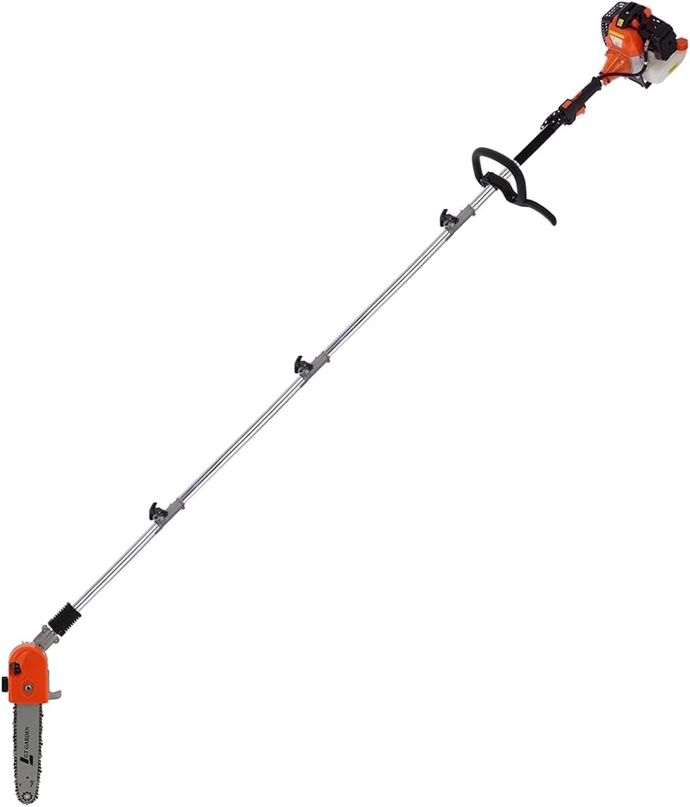 GT GARDEN - Élagueuse thermique perche orientable 4,15m 52cm3 3CV