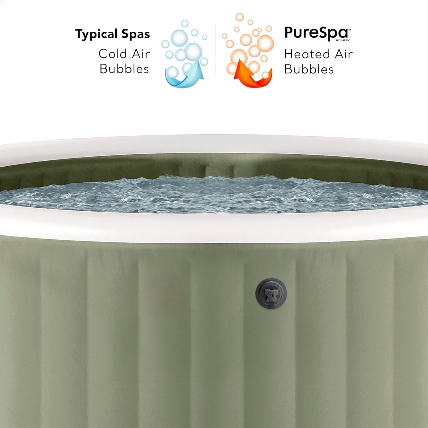 Intex - 28428NP - PureSpa Olive 6 Places