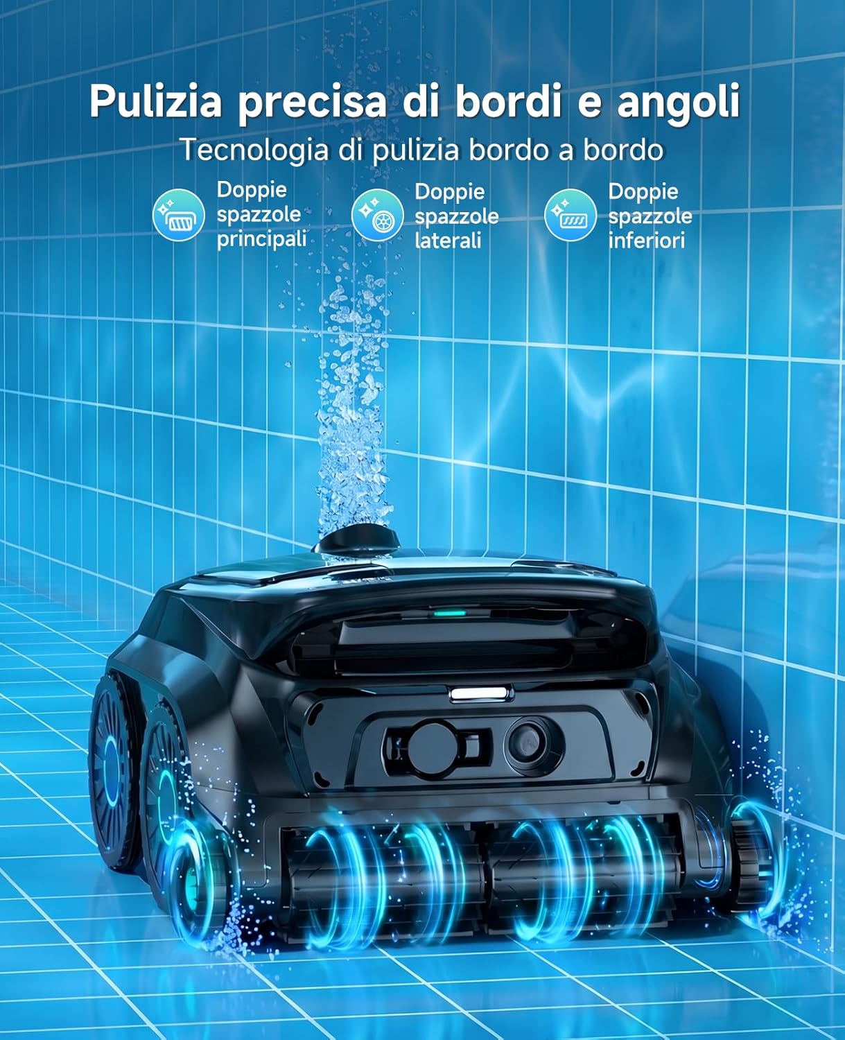 WYBOT - robot piscine OS600 - 120 min autonomie, navigation intelligente
