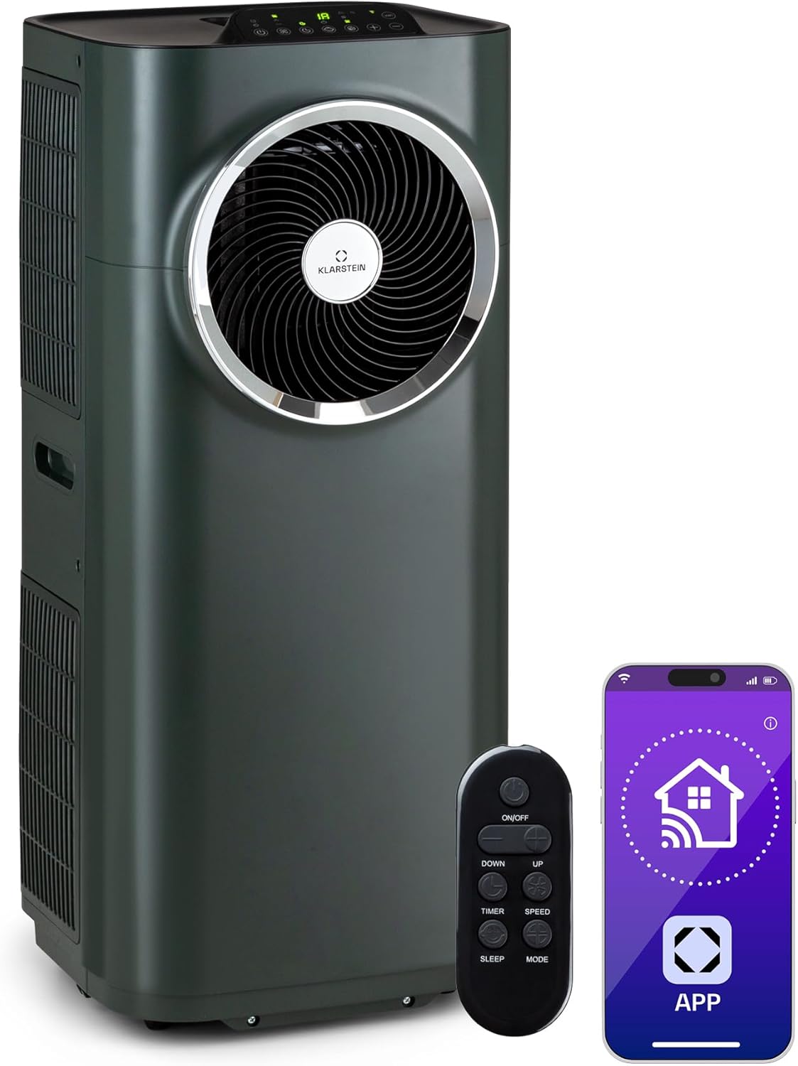 Klarstein - Kraftwerk Eco Smart 11 - 35-59 m² - 3-en-1, WiFi, silencieux