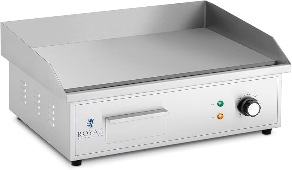 Royal Catering - plancha électrique pro 530x350 mm 3000W RCPG42-S