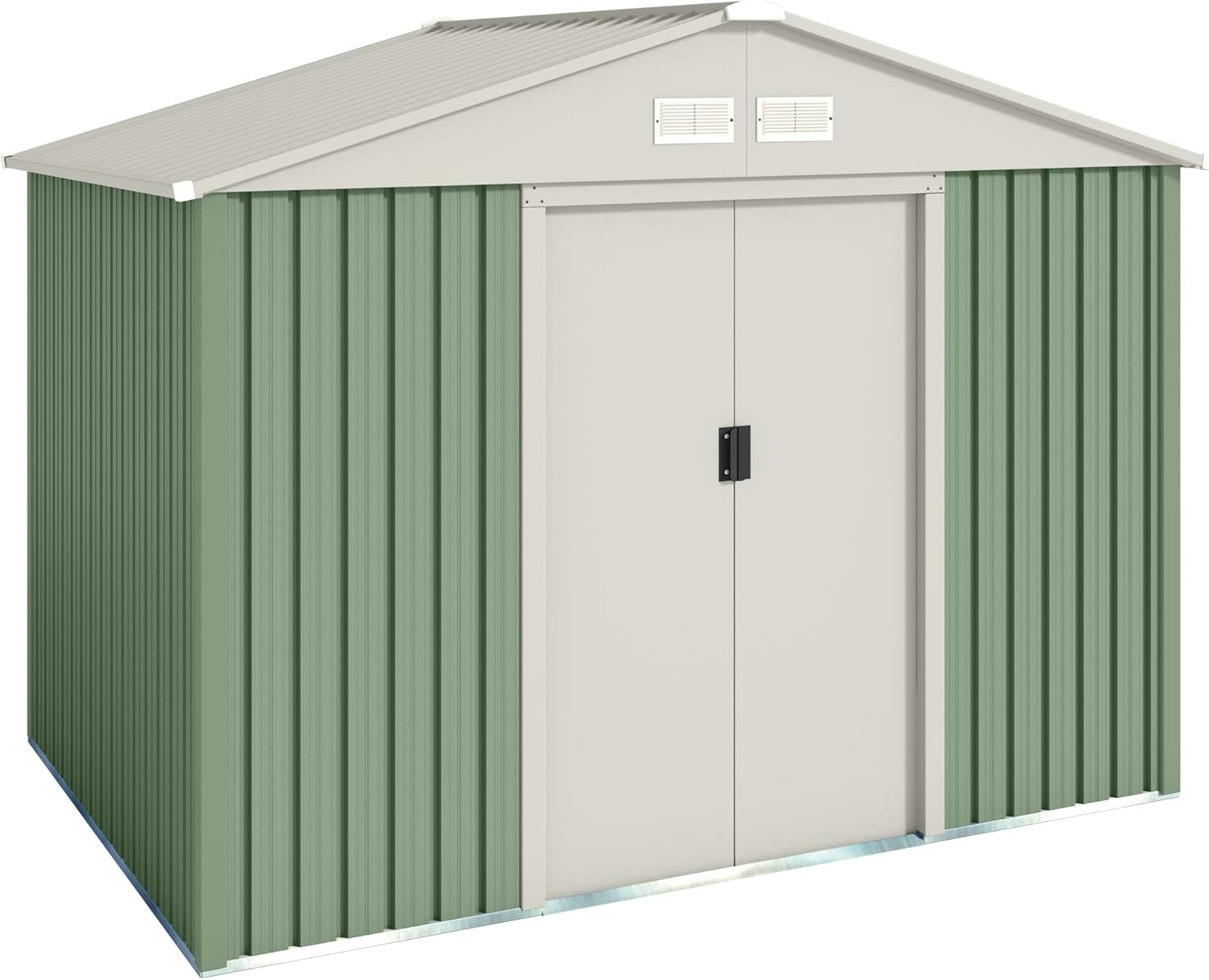 Hoggar - Abri de jardin Gavle - 181x261x198cm - Métal, garantie 10 ans