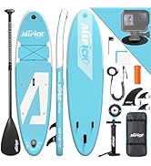 ALLPICK Premium SUP Board Set Stand Up Paddle Board Gonflable, avec support universel pour appareil photo, etc.