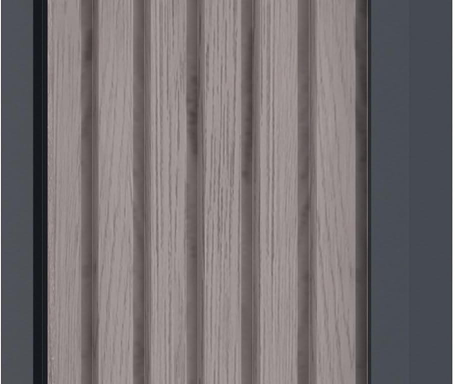 Vente-unique Abri b√ªches métal en Acier galvanisé Effet Bois 4,9 st√®res - 4,1 m3 Winwood - L.242 x P.89 x H.190 cm
