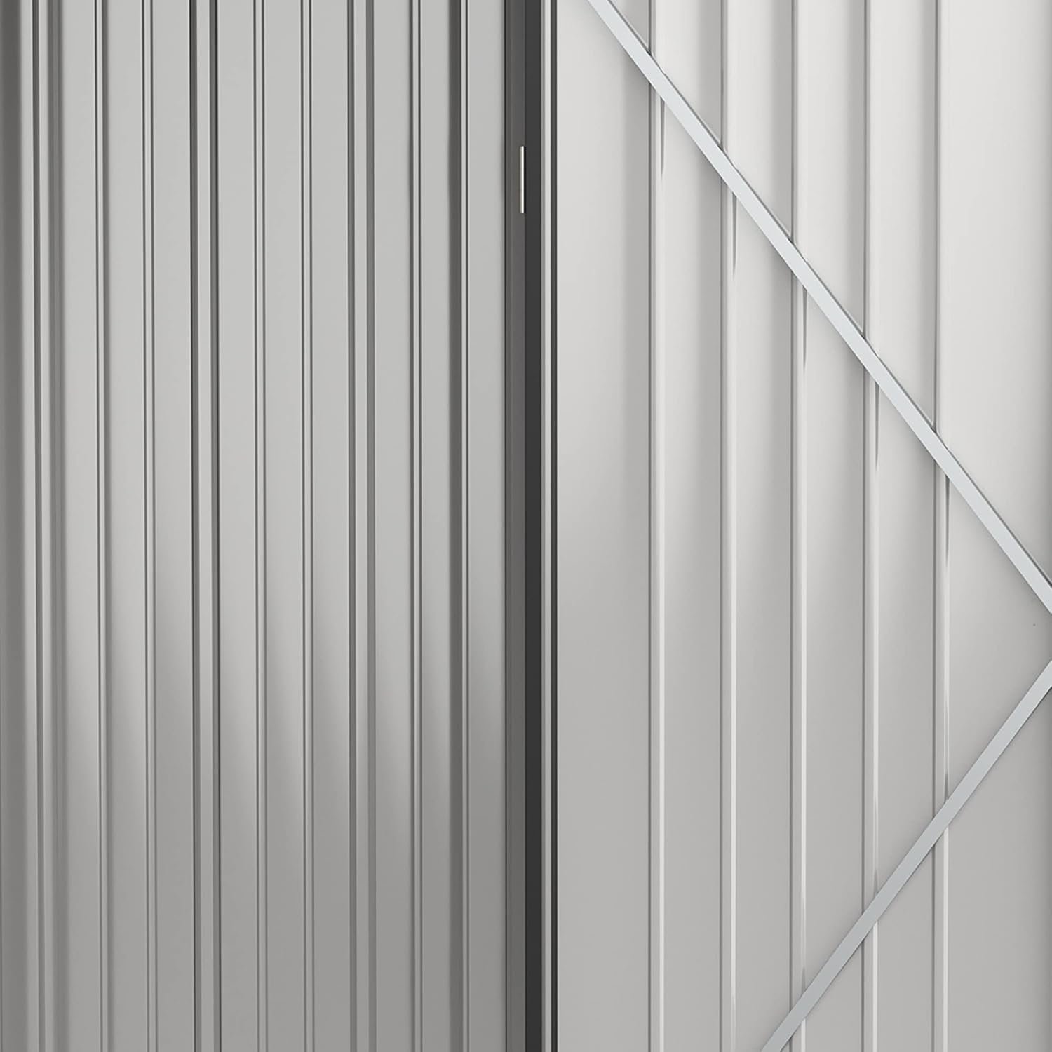 Outsunny - abri de jardin acier, 161,5x94,5x196cm, serrure, noir