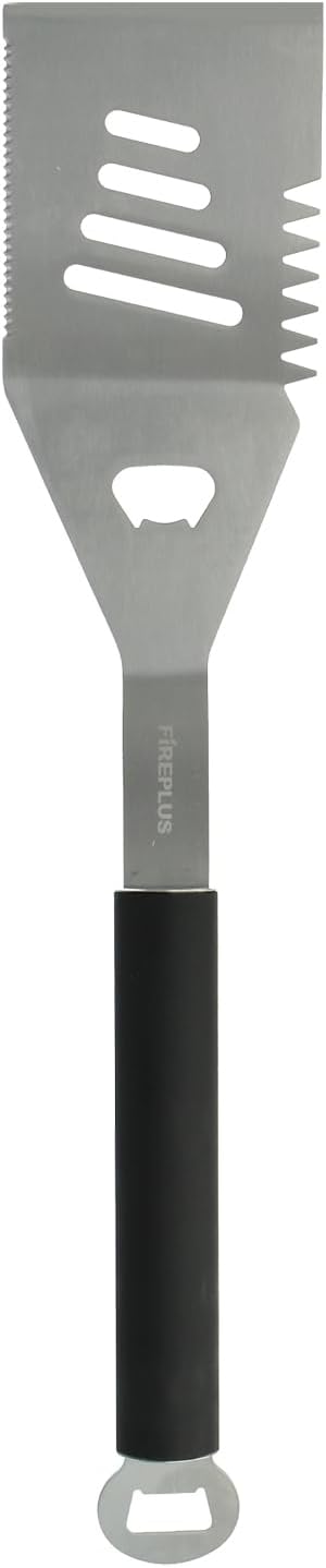 Amig - Fireplus spatule barbecue 44,5 cm acier inox, manche silicone