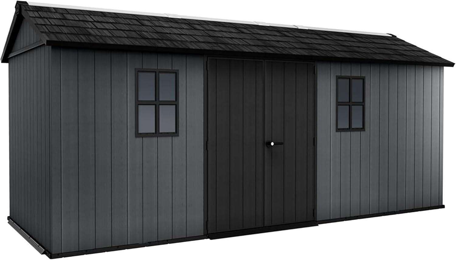 KETER - Newton Plus - 11,2 m² abri jardin bois gris 1775