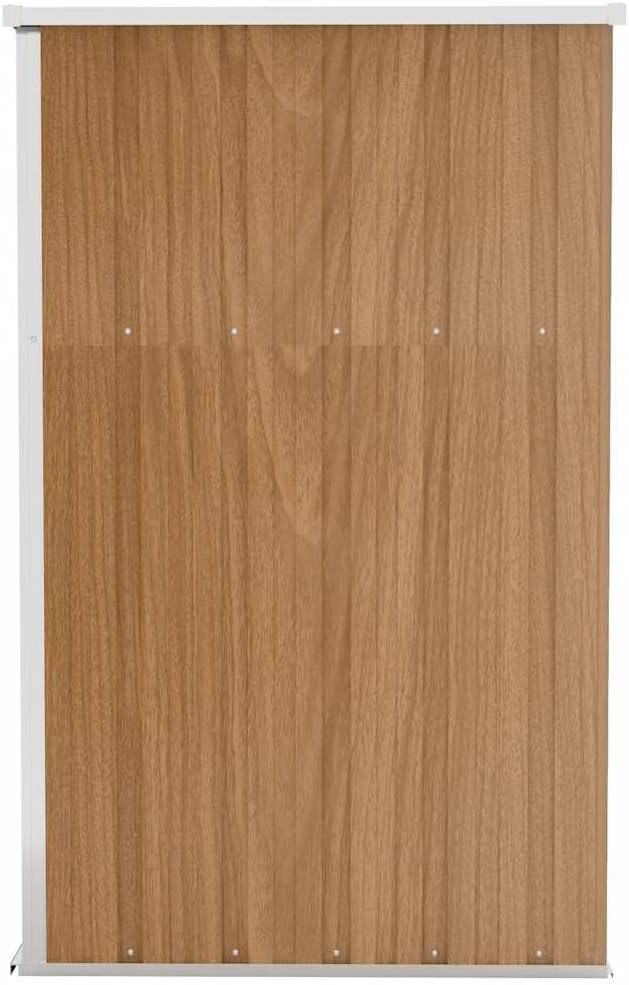 Générique Remise de Jardin Murale Marron 118x100x178 cm Acier galvanisé,Maison & Jardin, Pelouses & Jardins, Vie en extérieur, Structures extérieures, Cabanes & abris de Jardin, Brun (Poids 22.7KG)