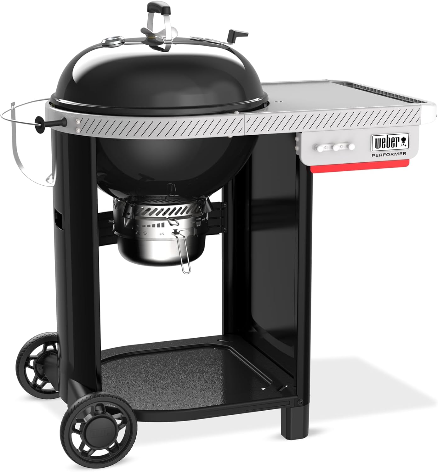 Weber - Performer série - 57 cm - barbecue charbon, couvercle acier, tablette, One-Touch, thermomètre