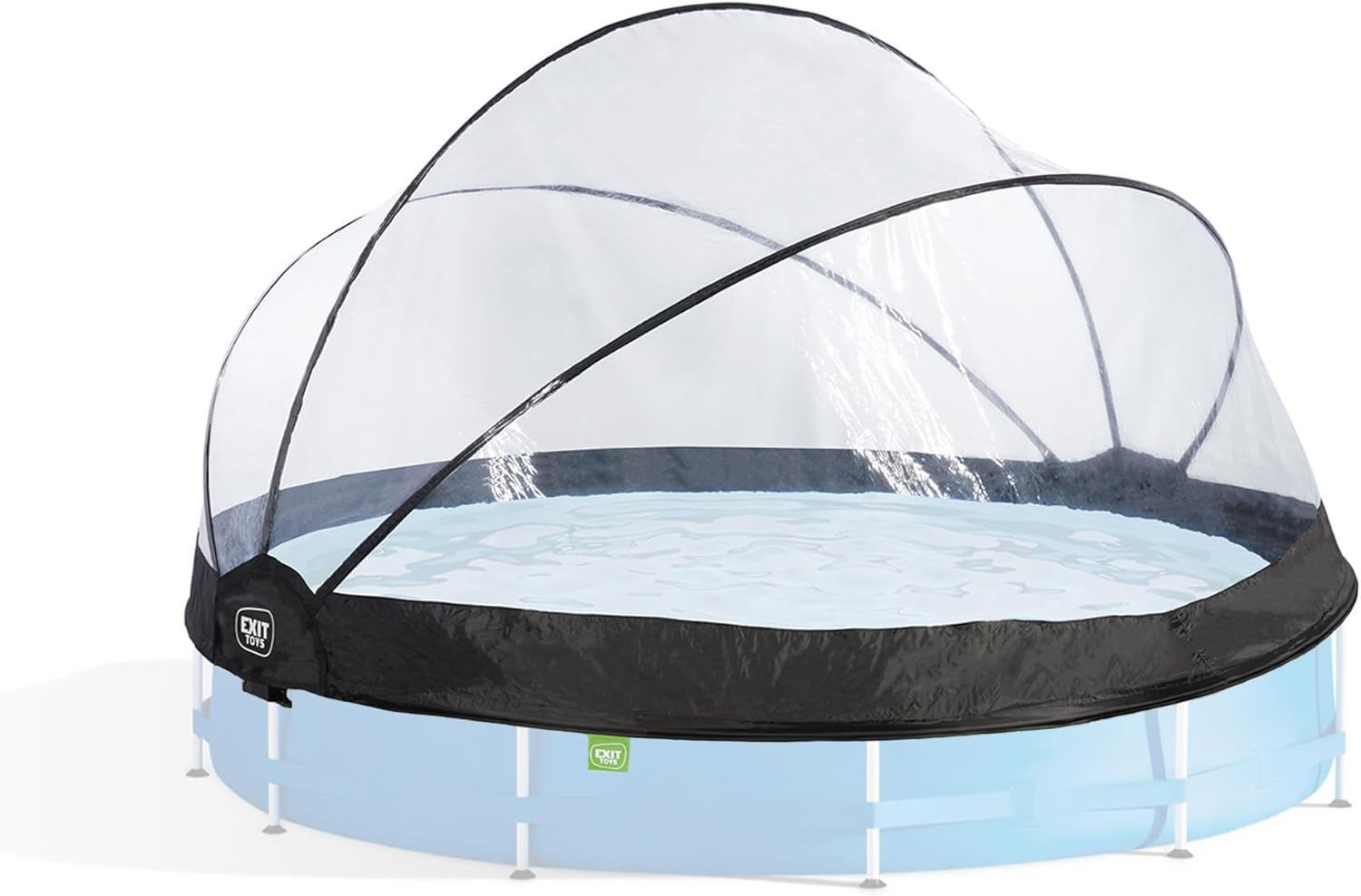 EXIT Toys - Dôme de Piscine - ø366cm - Abri pivotant, installation facile, eau chaude