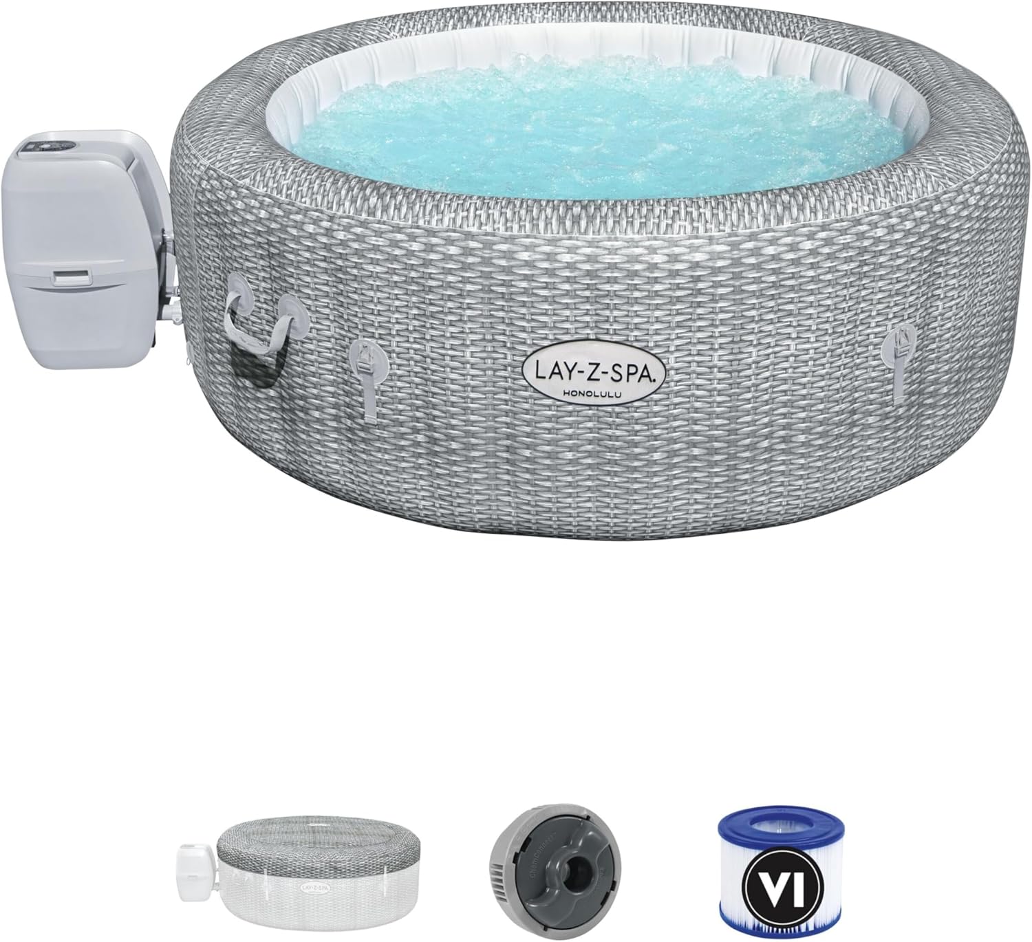 Bestway - LAY-Z-SPA® Honolulu - 196x71 cm - 4-6 pers, Airjet