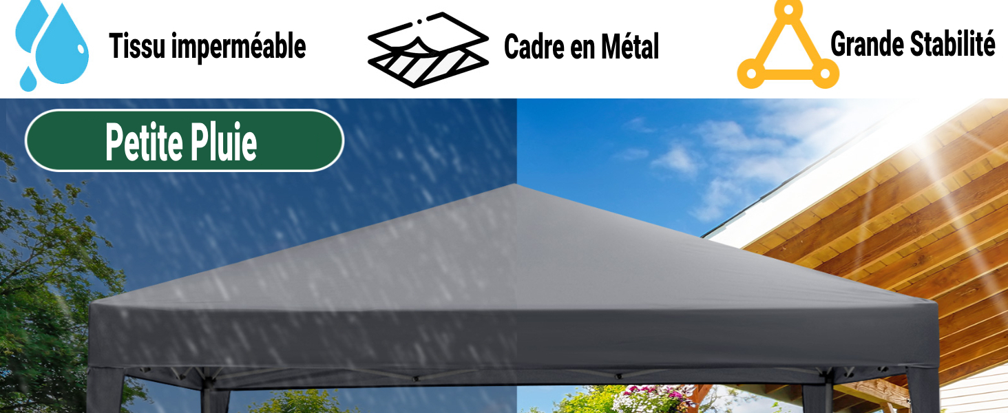 LEADZM Tonnelle 2x2m