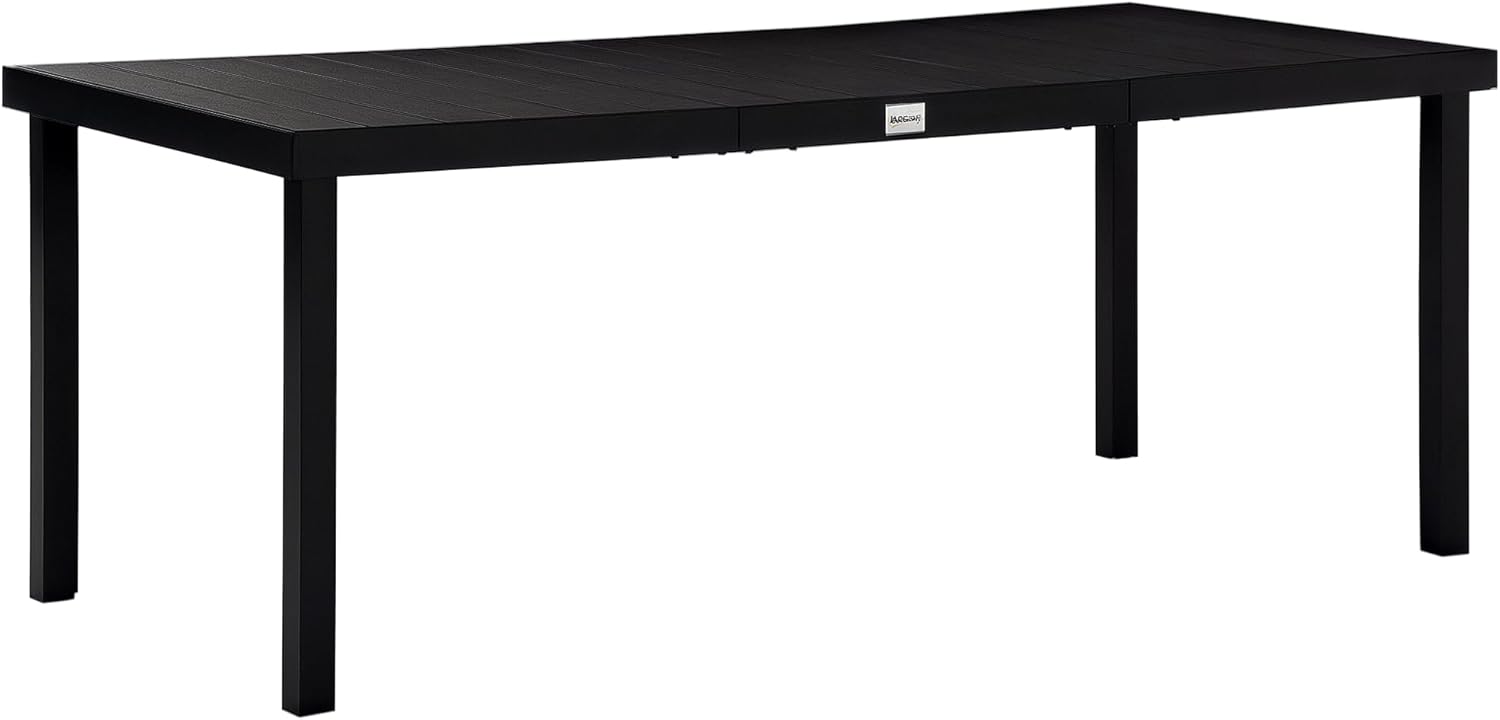Outsunny - Table jardin 8 pers. - 190x90x74 cm - aluminium, extérieur