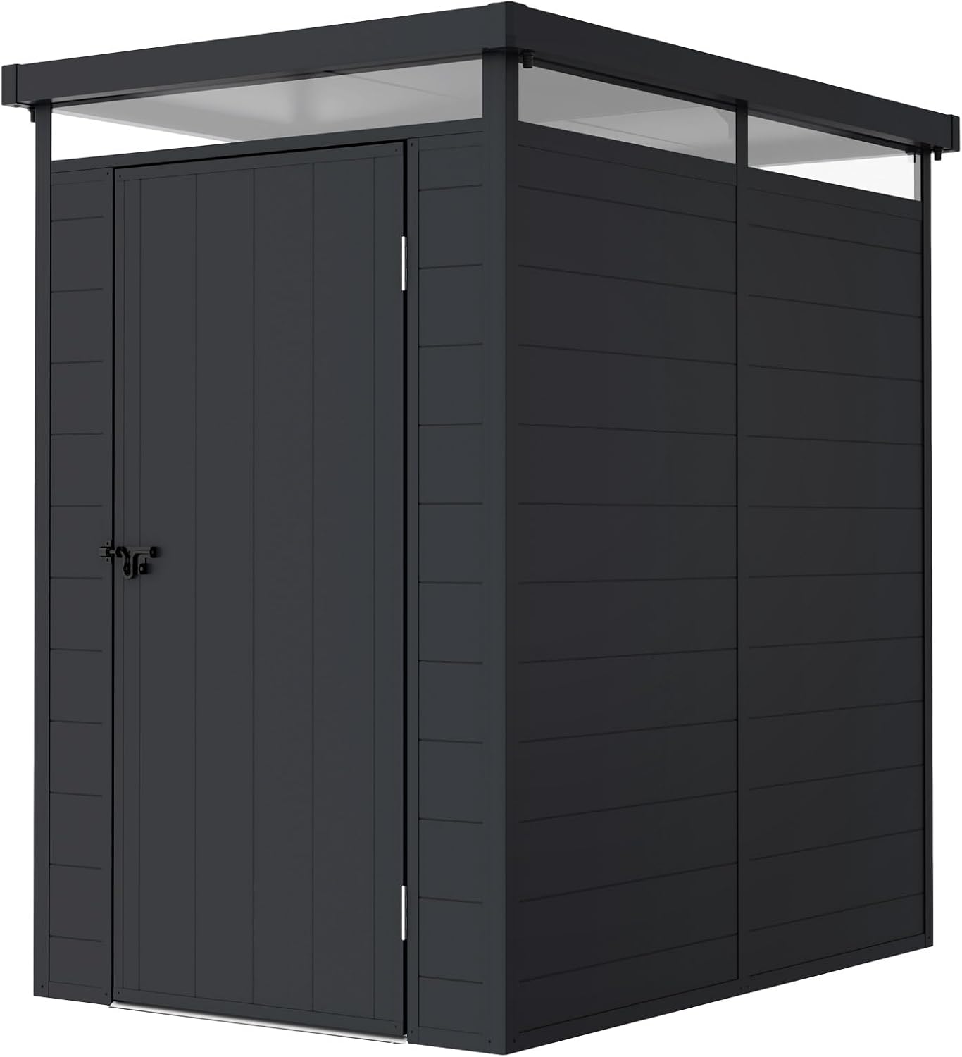 Wasabi - Abri jardin Terra, 2,47m², alu/PVC, UV, gris anthracite