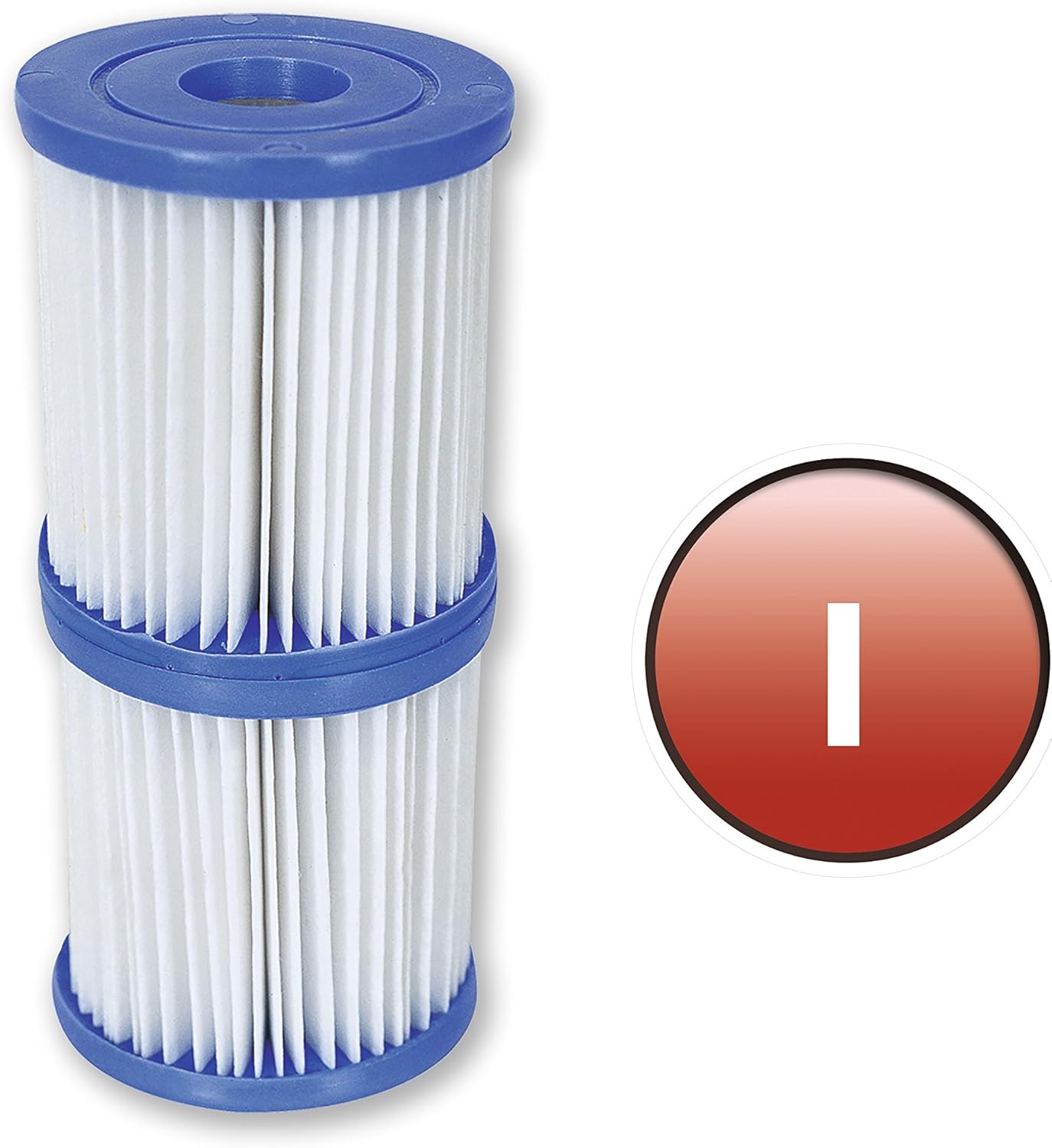 Bestway Kit de piscine Bleu 244 x 244 x 66 cm 2300 L 57268