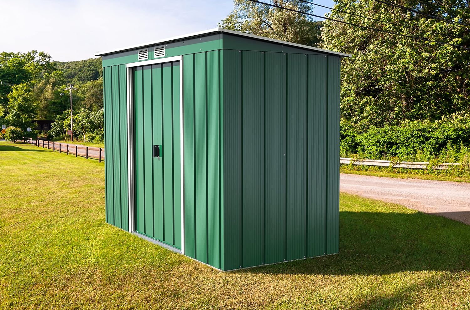 Duramax - ECO ECO - 8x4 m - abri métal galvanisé, toit renforcé