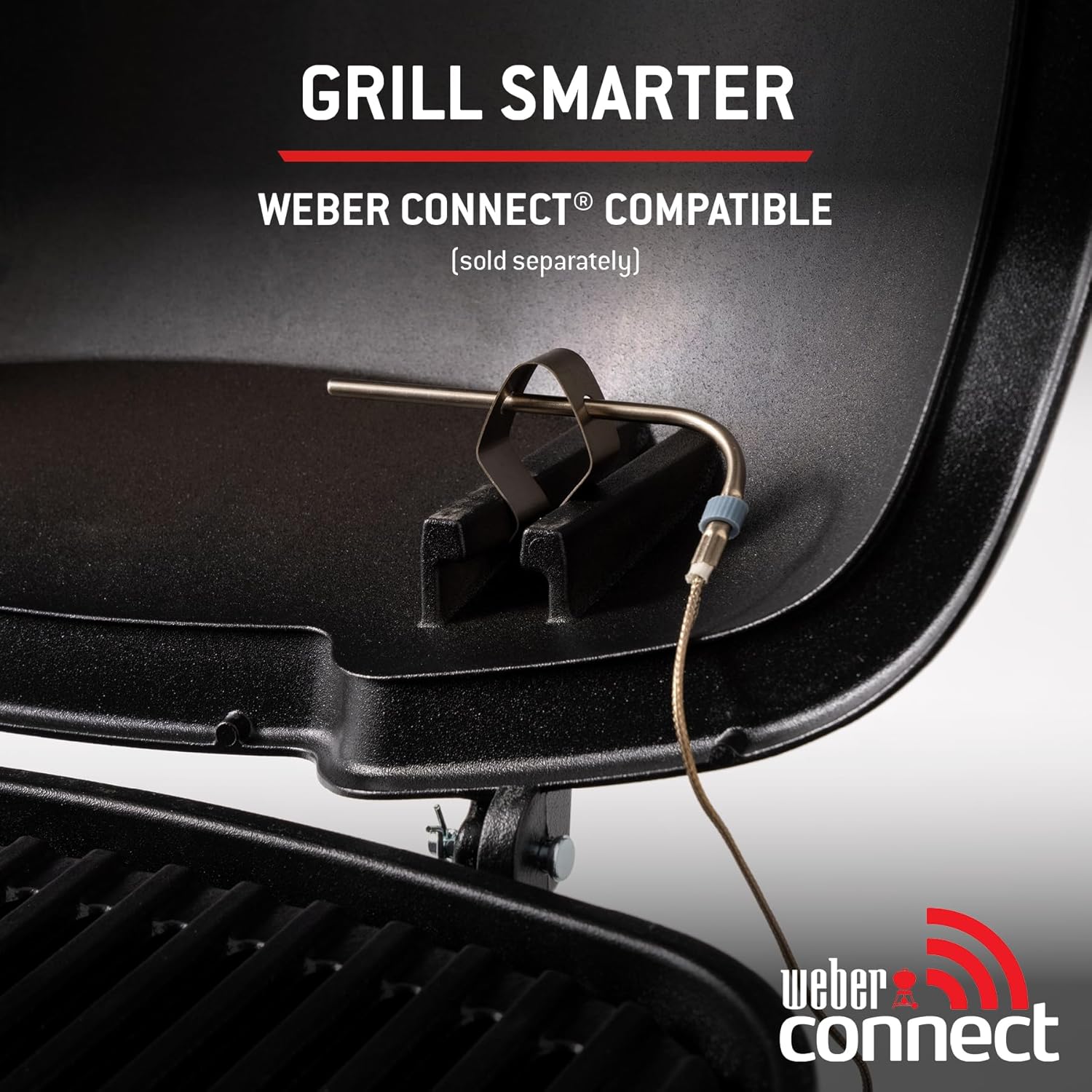 Weber - Q 1100N - compact et léger - grille fonte, allumage électronique, noir