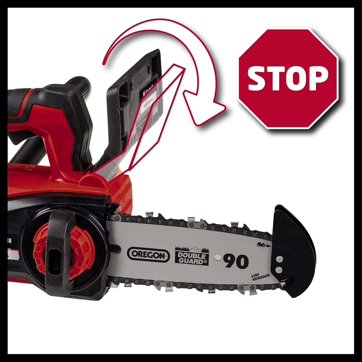 Einhell Professional Elagueuse sans fil FORTEXXA 18/20 TH - Power X-Change (18V, moteur sans charbon, guide-chaîne 30 cm, régime max 4 300 tr/min) Livré avec 1 Batterie 3,0Ah et Chargeur