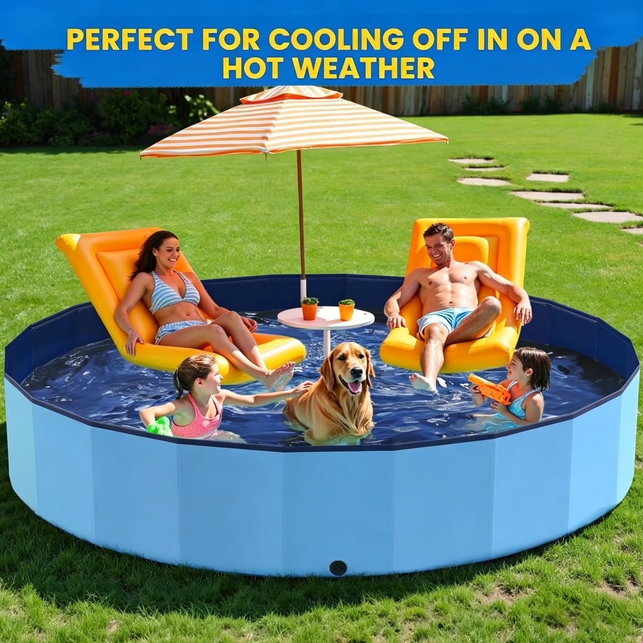 HaoVrisn - Piscine Série PVC - 200x30cm - épaisse, antidérapante, rustines, vidange