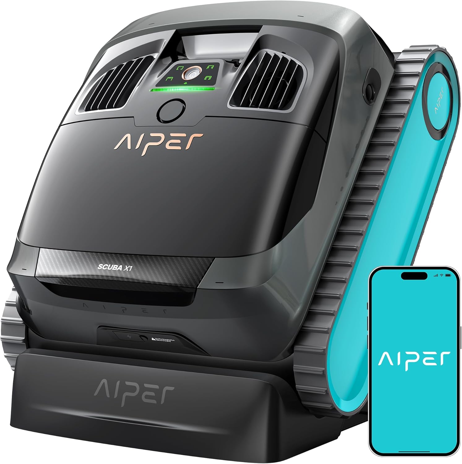 AIPER - Scuba X1 série - dimensions non précisées - nettoyage intelligent ligne d'eau, filtration ultra-fine, Scuba X1