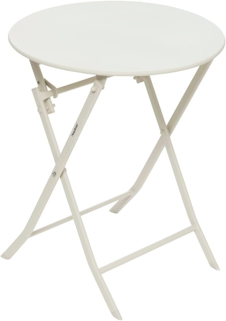 Hespéride - Greensboro Ambre - ronde, pliante 2 places - acier epoxy renforcé