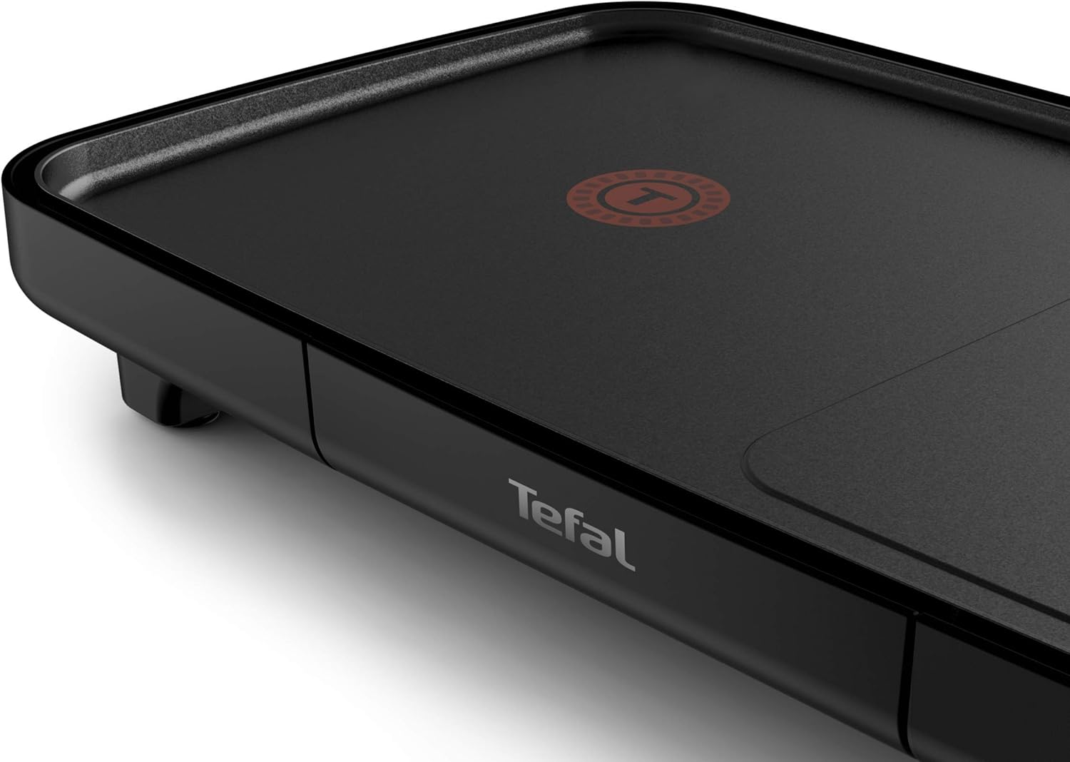 Tefal - Booster Plancha électrique 2200W 2 zones, grande surface, thermostat réglable CB642800