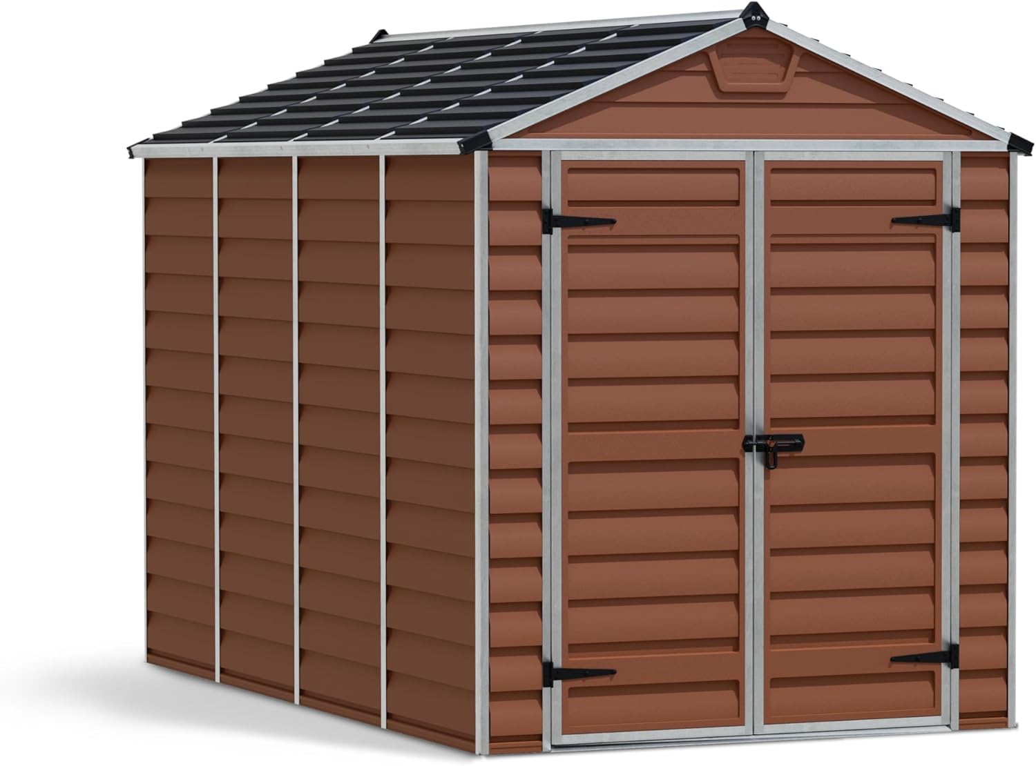 Canopia by Palram Abri de jardin en Kit Skylight 5.6m², Cadre en aluminium, panneaux en polycarbonate, Ambre