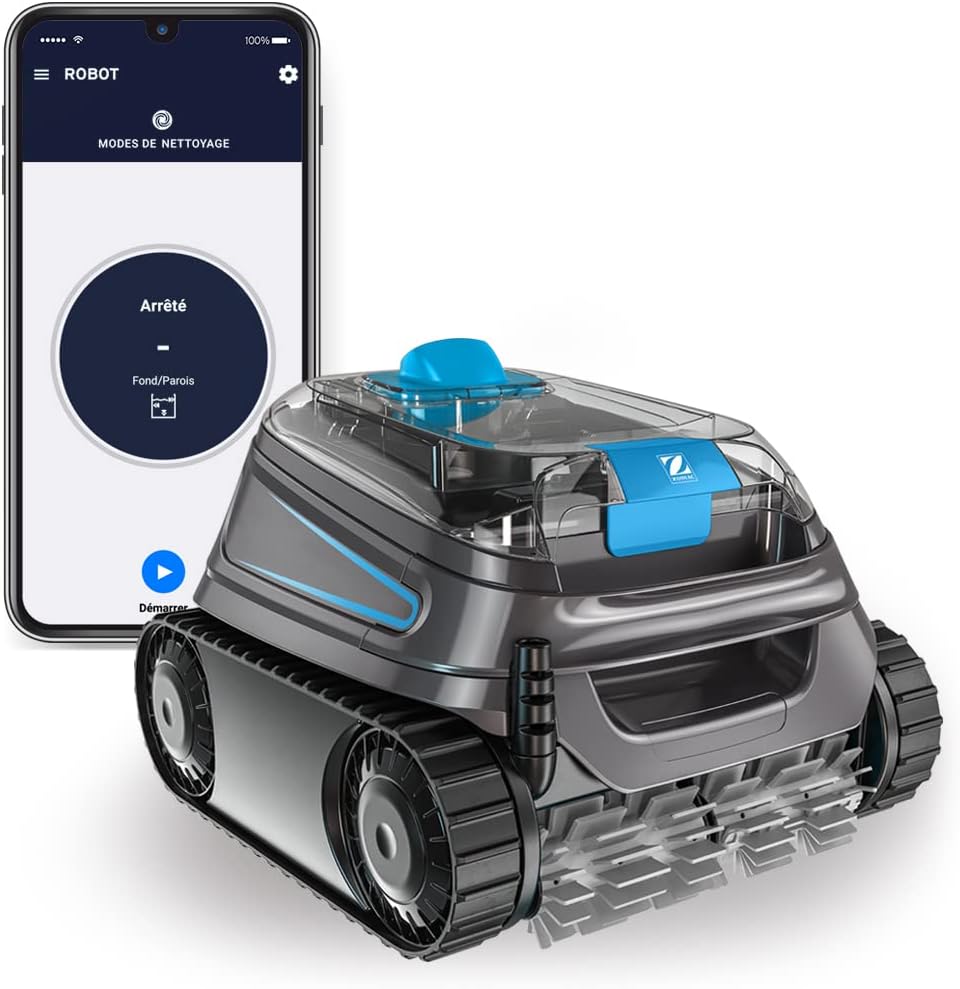 Zodiac - CNX 30 IQ - 12x6 m - robot piscine électrique, fond/parois/app, double filtration, câble 18m, CNX30IQ