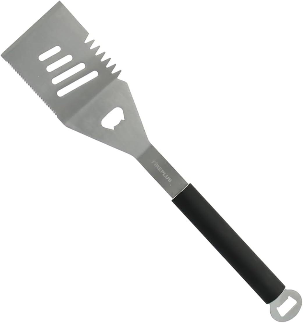 Amig - Fireplus spatule barbecue 44,5 cm acier inox, manche silicone
