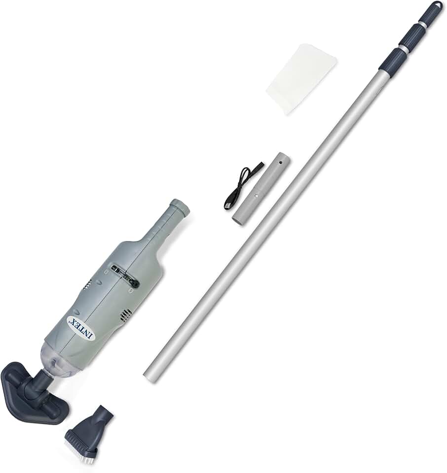 Intex - aspirateur à main rechargeable - gris - fonctionnalité pool cleaning - 28620EP