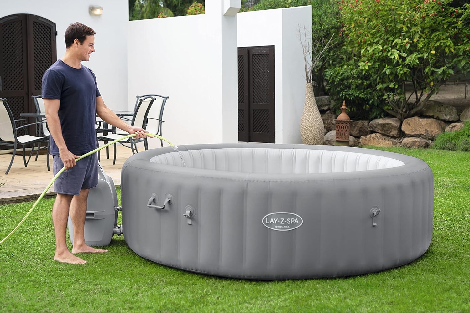 Bestway - LAY-Z-SPA Grenada - 236x71 cm - 6-8 personnes, Airjet