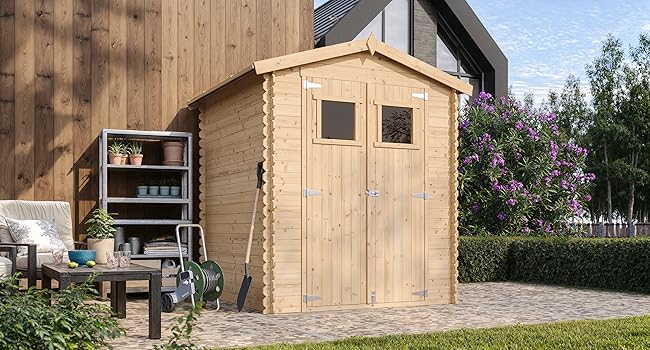 maison de jardin por velos pour la machine Chalet cabane en bois bar d'été stockage atelier