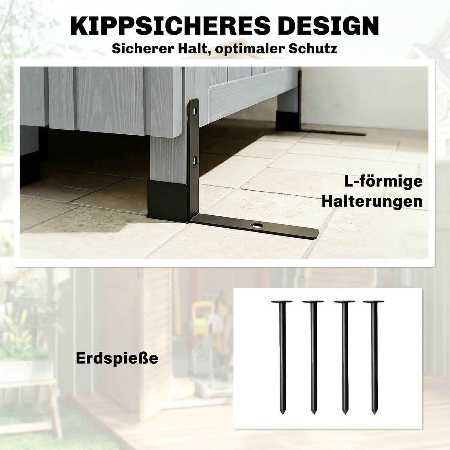 Outsunny - abri de jardin extra haut bois, 85x58x213 cm, étagère, porte galvanisée, ventilation