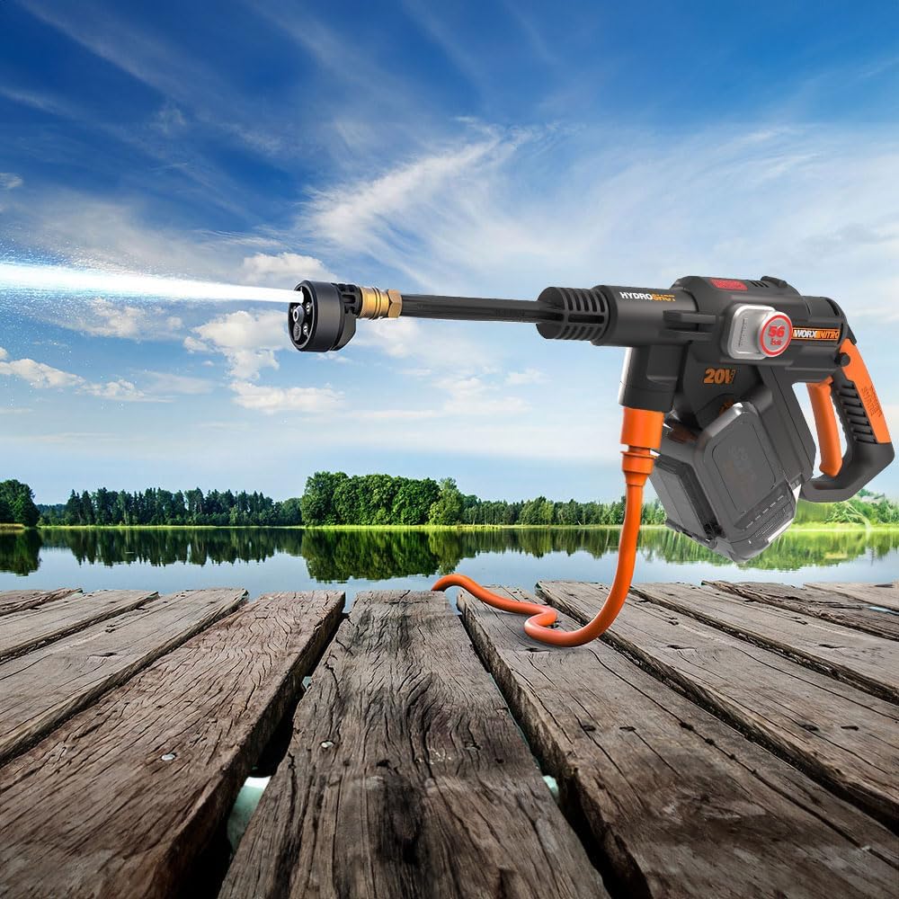 WORX - Hydroshot série 20V - sans fil, brushless, 4Ah, mobile WG633E
