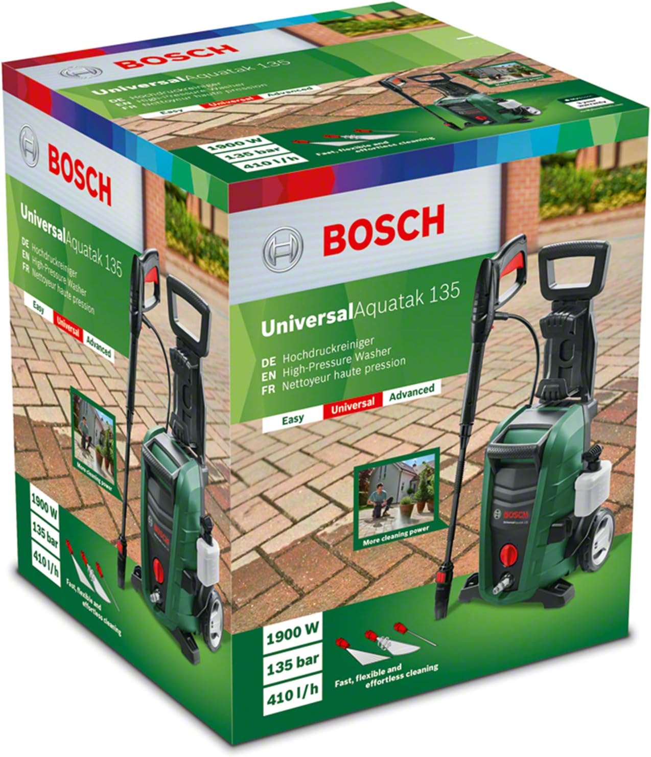 Bosch - UniversalAquatak 135 - 1900W - 135 bars, 410 l/h