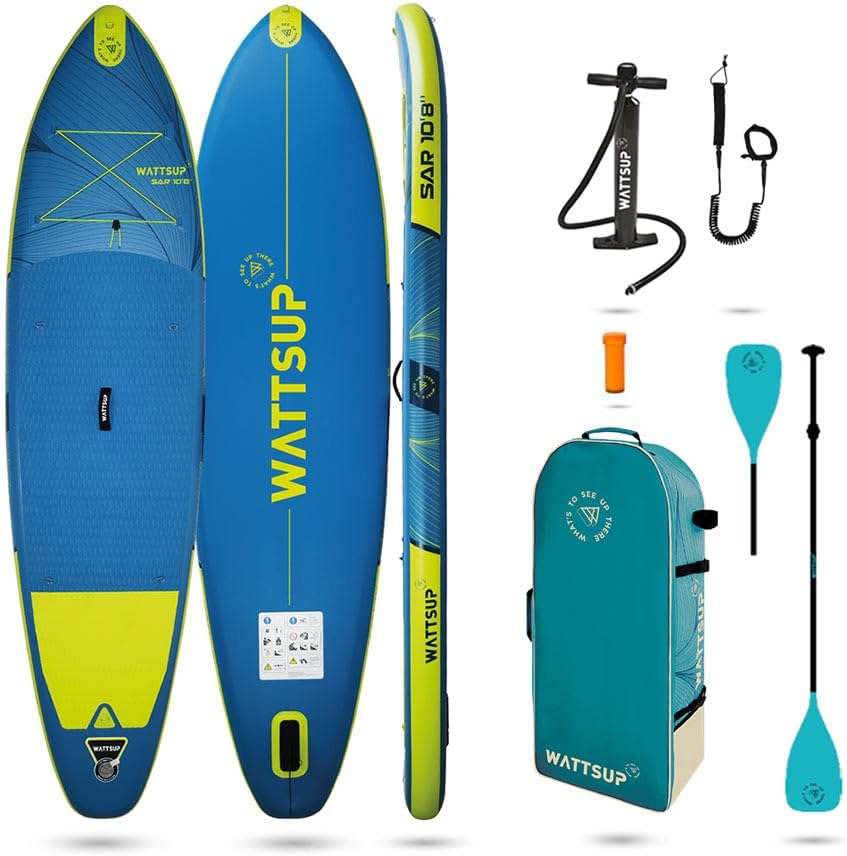 Wattsup - SUP Essentials - gonflable, dropstitch, set complet
