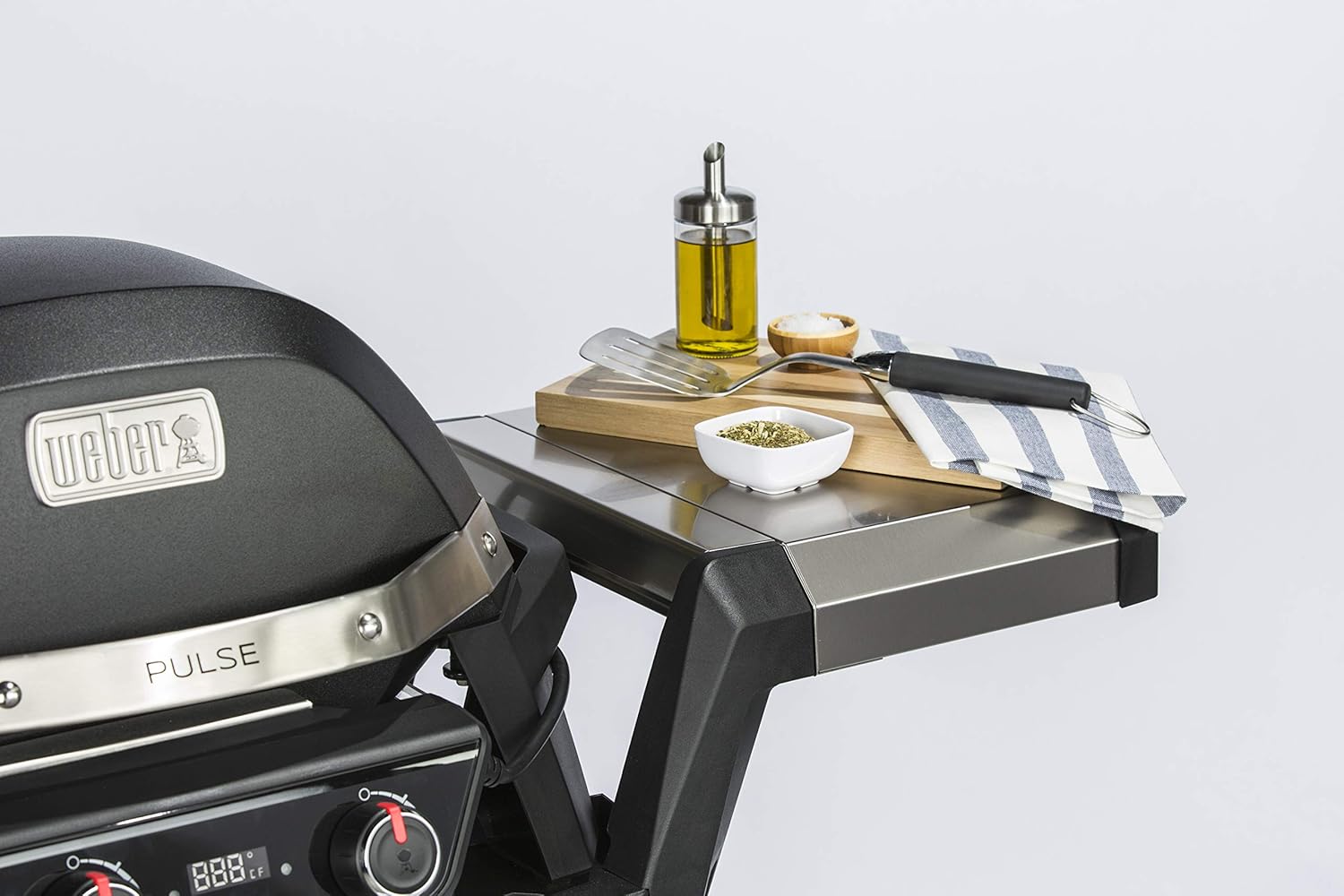 Weber - Pulse 2000 - 49x39cm - barbecue électrique, chariot, régulateur numérique, thermomètre - 85010053