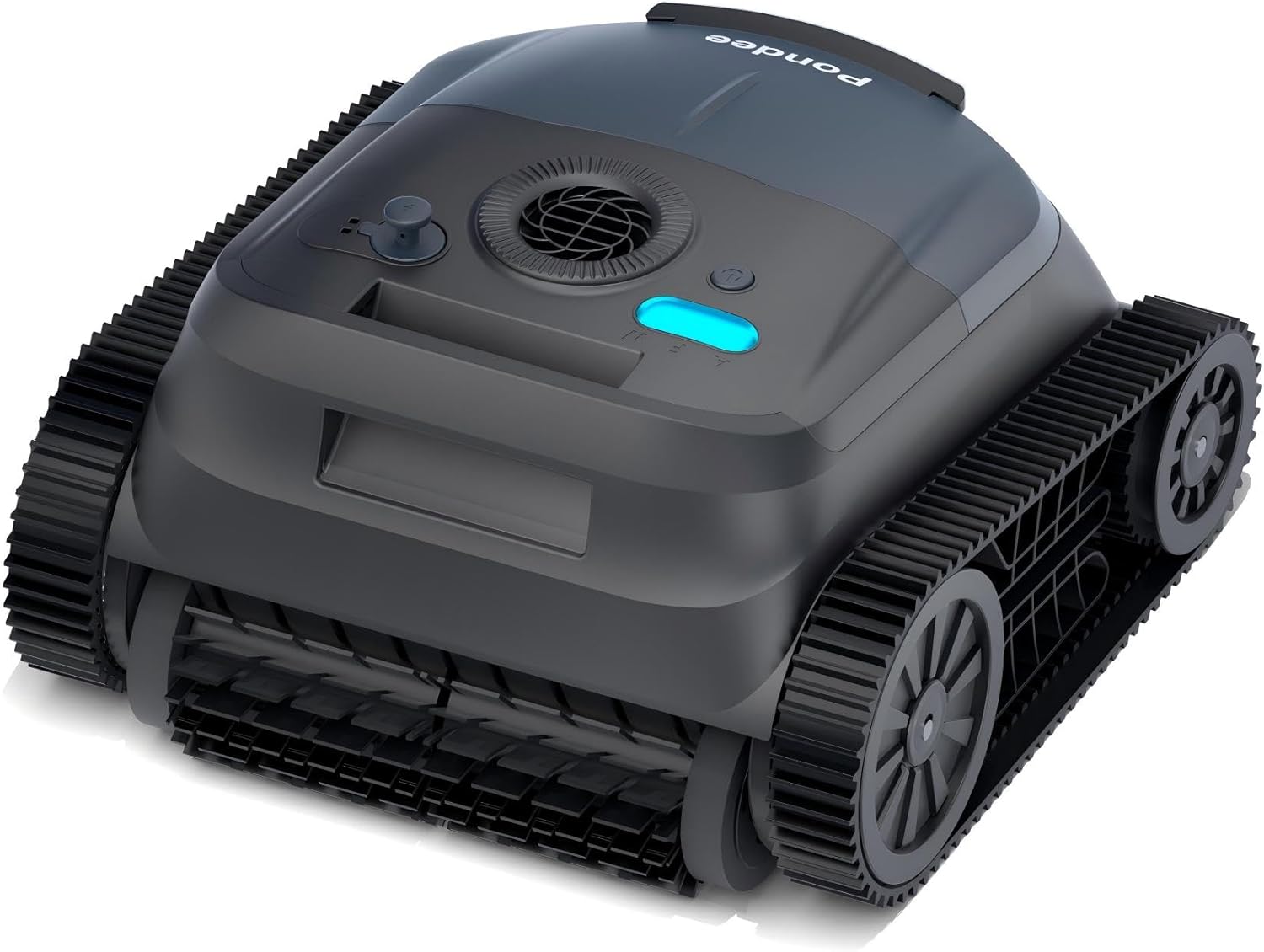 (Upgrade 2026) Pondee X5 Robot de Piscine sans Fil Fond et Parois, Aspirateur 21 m³/h Saugkraft, Navigation Intelligente, 3 Moteurs Brushless, Autonomie 180 Min, Ligne d'eau, Bassins jusqu'à 300m²