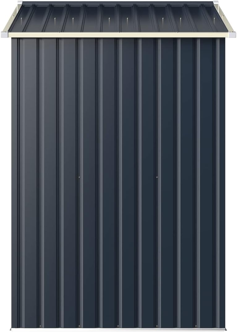 RELAX4LIFE - Abri de Jardin Métal série Toit en pente - 213x128x195cm - Porte coulissante, résistant, 3m2