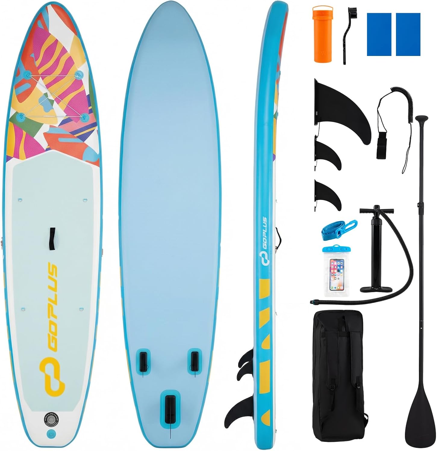 GOPLUS - Stand Up Paddle adulte - 336cm - stable, 160kg, siège kayak, kit complet